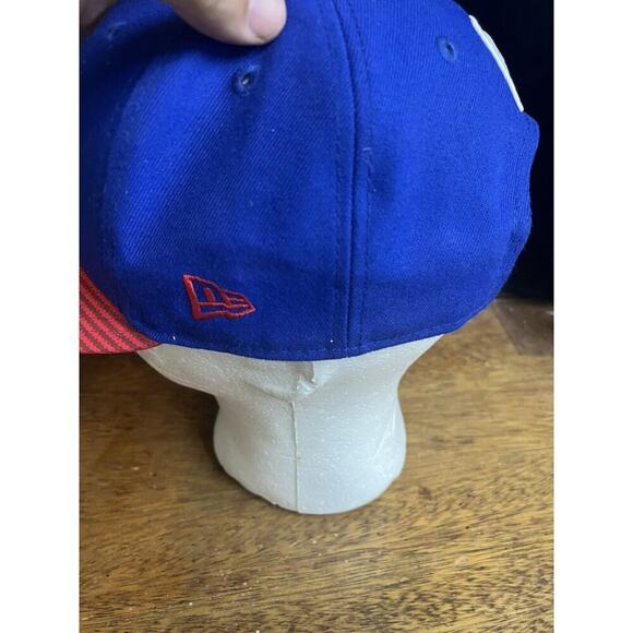 Detroit Pistons New Era‎ 9Fifty SnapBack Adjustable Hat Blue - Picture 2 of 6